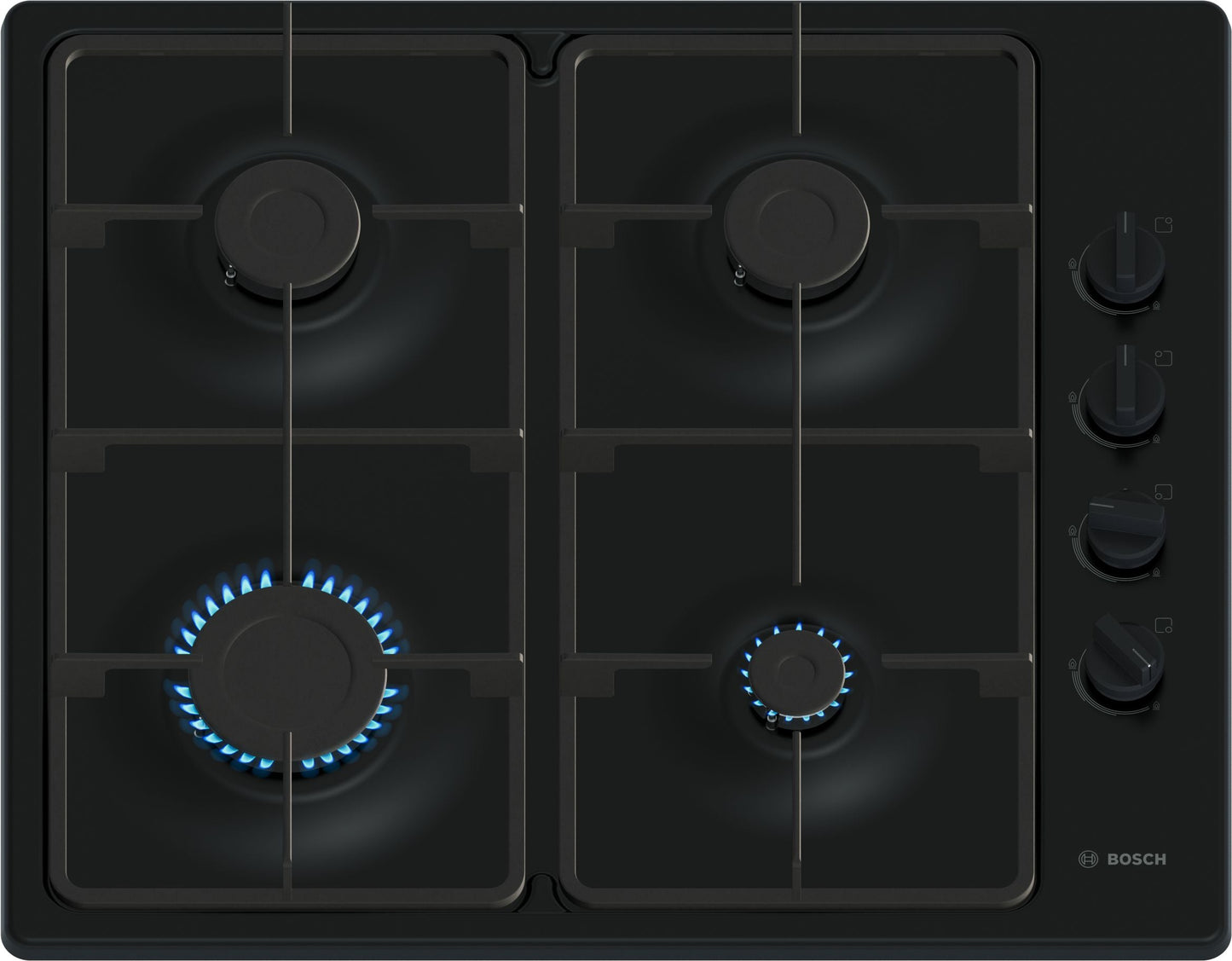 Bosch Series 2 PBP6B6K60 Gas Hob - Black