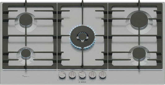 Bosch Series 6 PCR9A5I90 92cm Gas Hob - Stainless Steel
