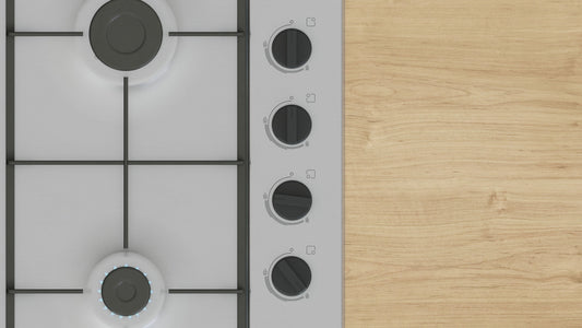 Bosch Series 2 PBP6B5K60 58cm Gas Hob - Stainless Steel