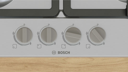 Bosch Series 4 PGP6B5K90 60cm Gas Hob - Stainless steel